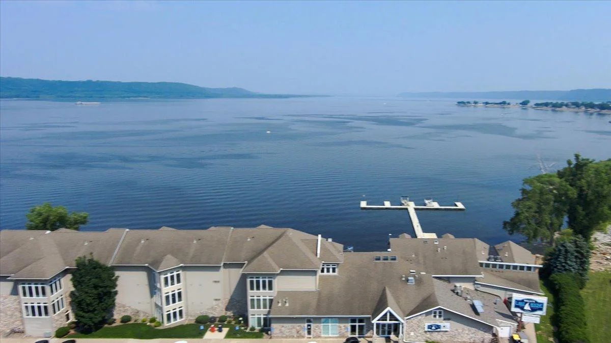 Aerial View of Lake Pepin & Mississippi River