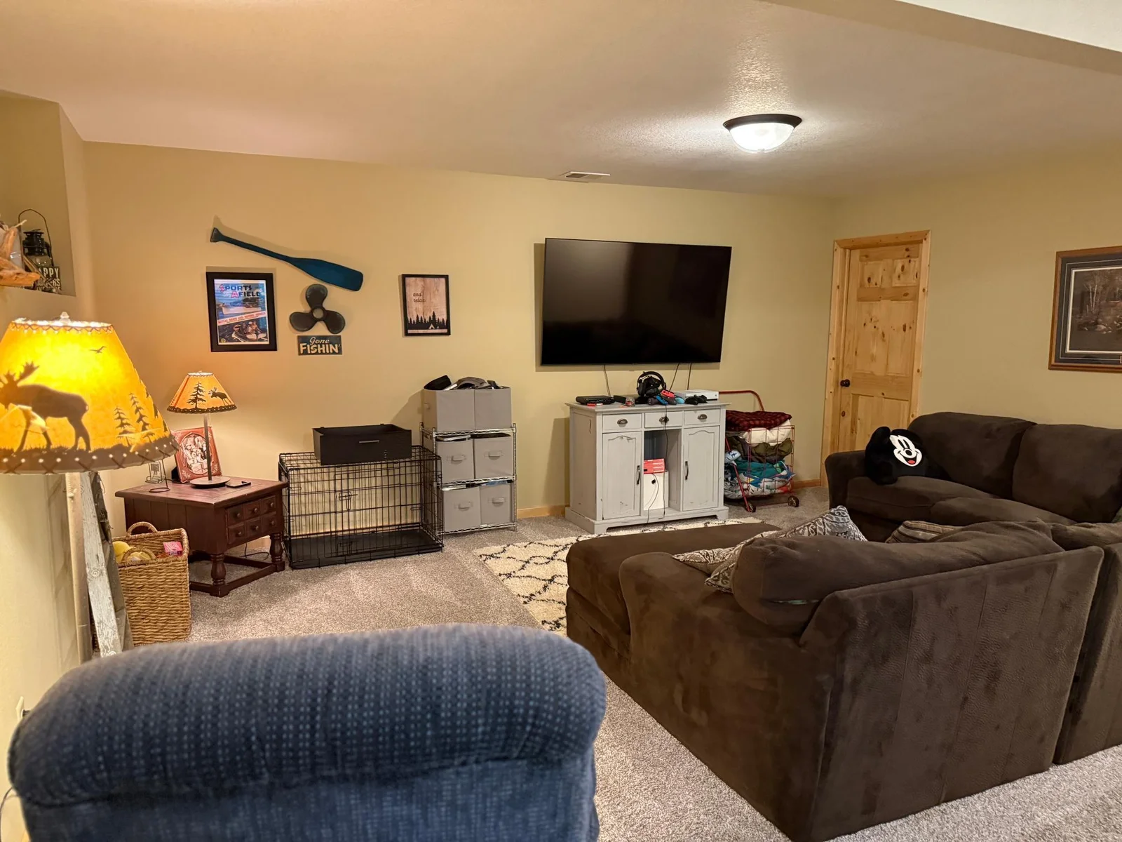 basement living area