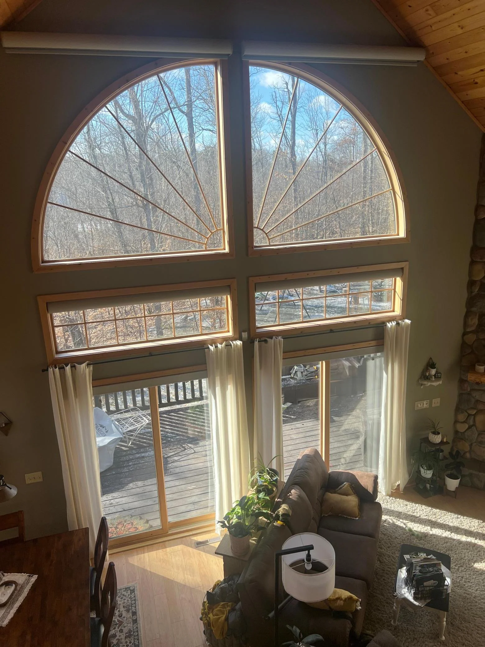 loft view of patio doors