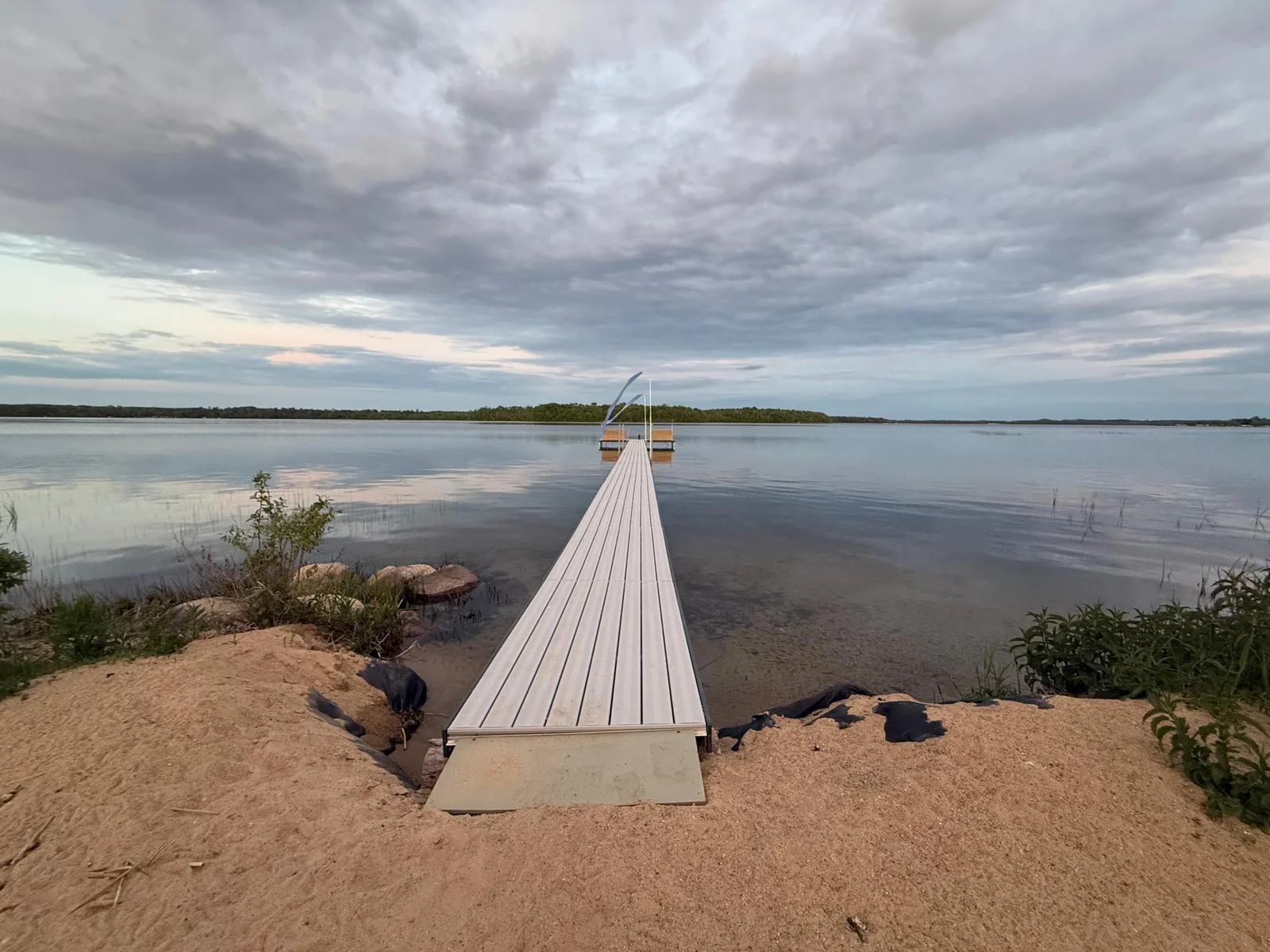 little beach area