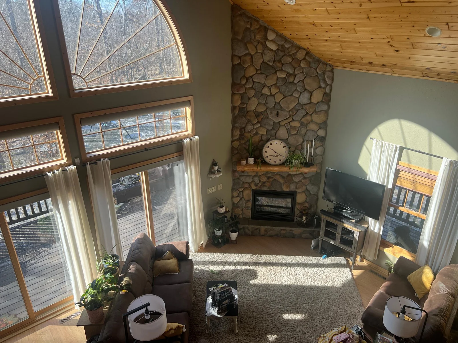 loft view of living area