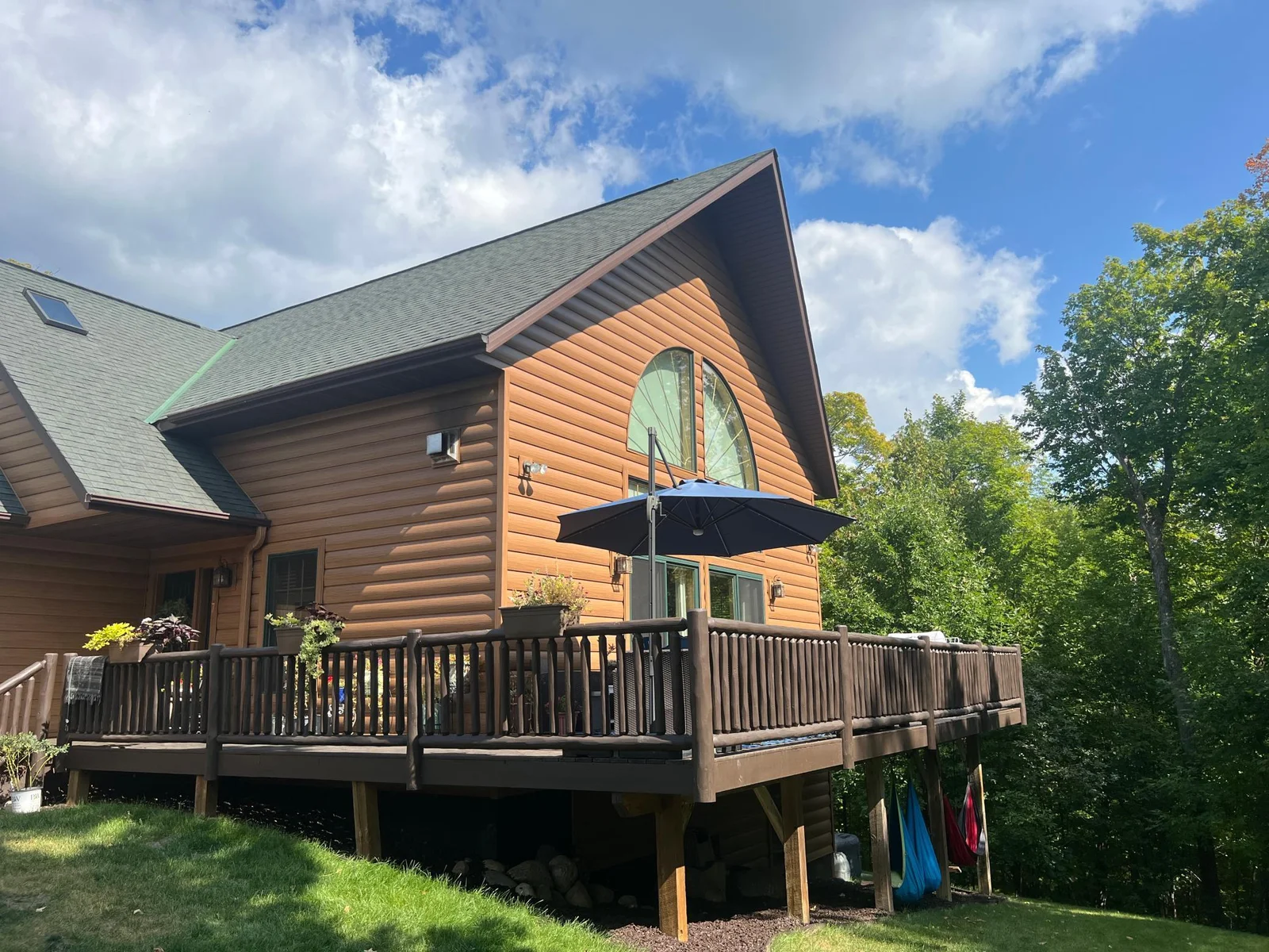 wrap around deck