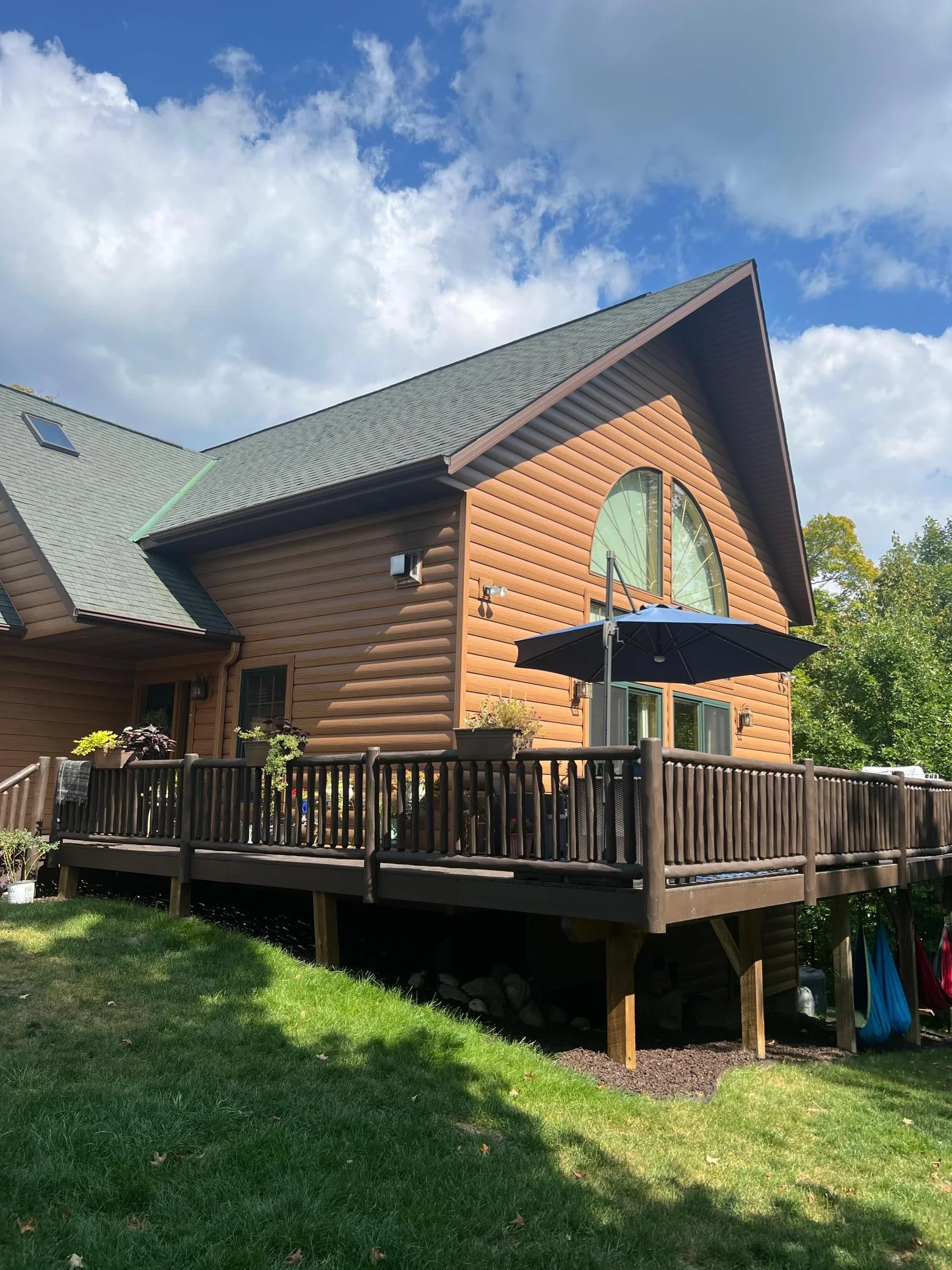 wrap around deck