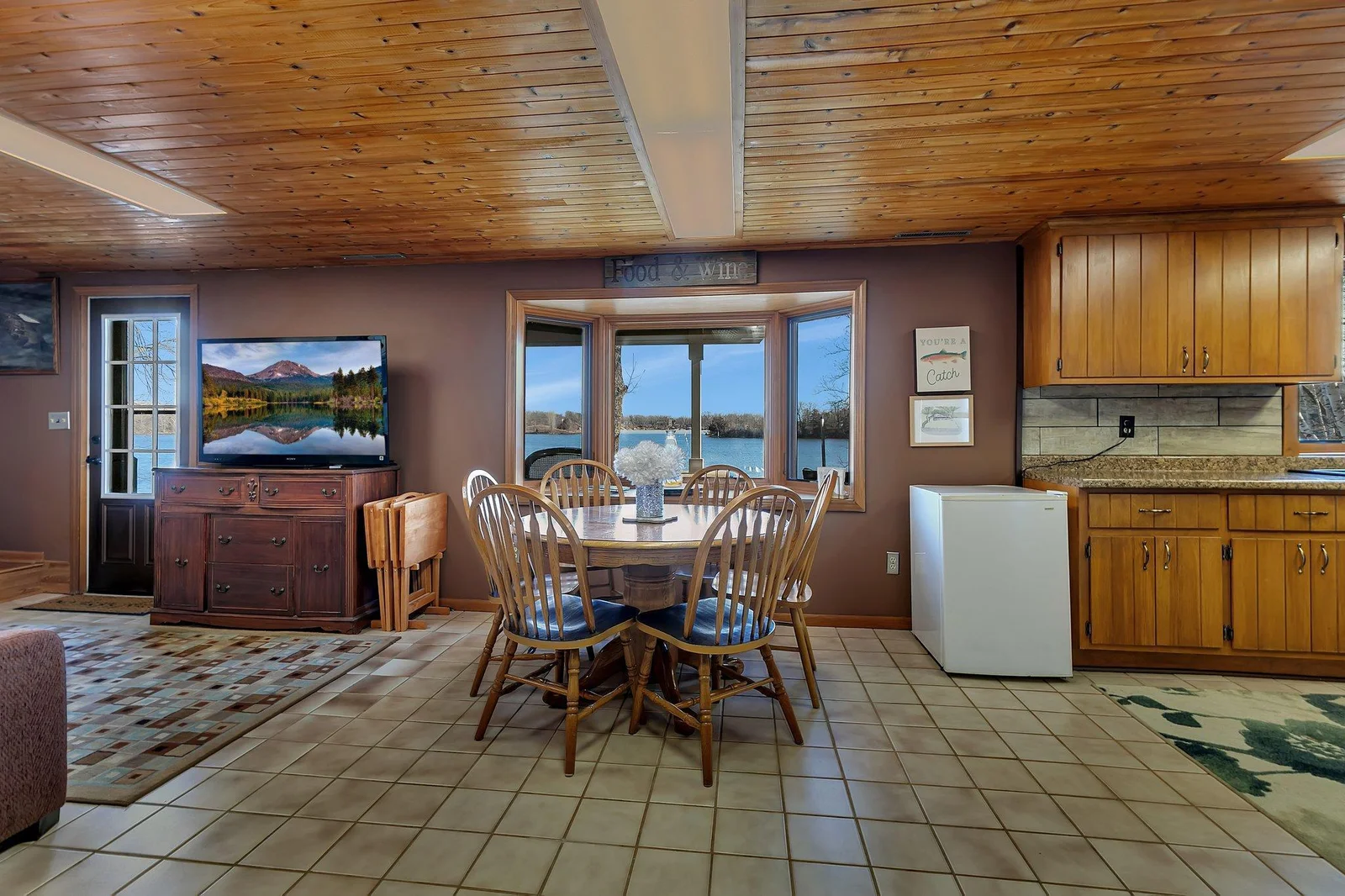 Walk out kitchen view
