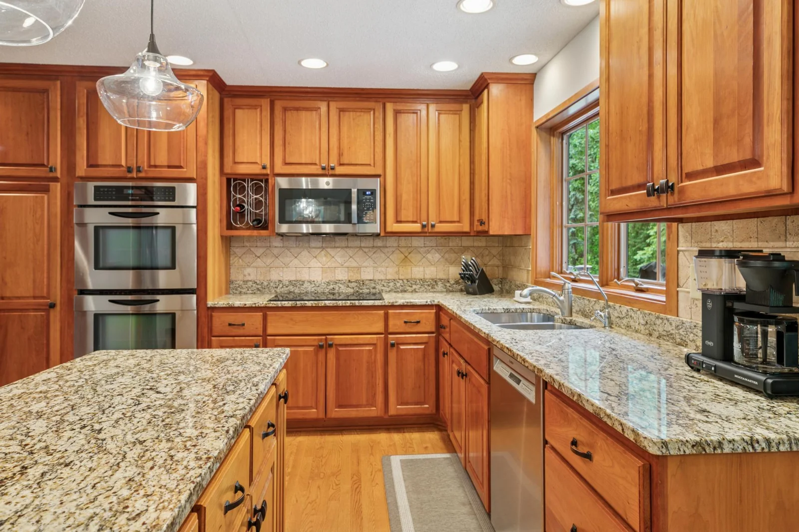 Ample counter space