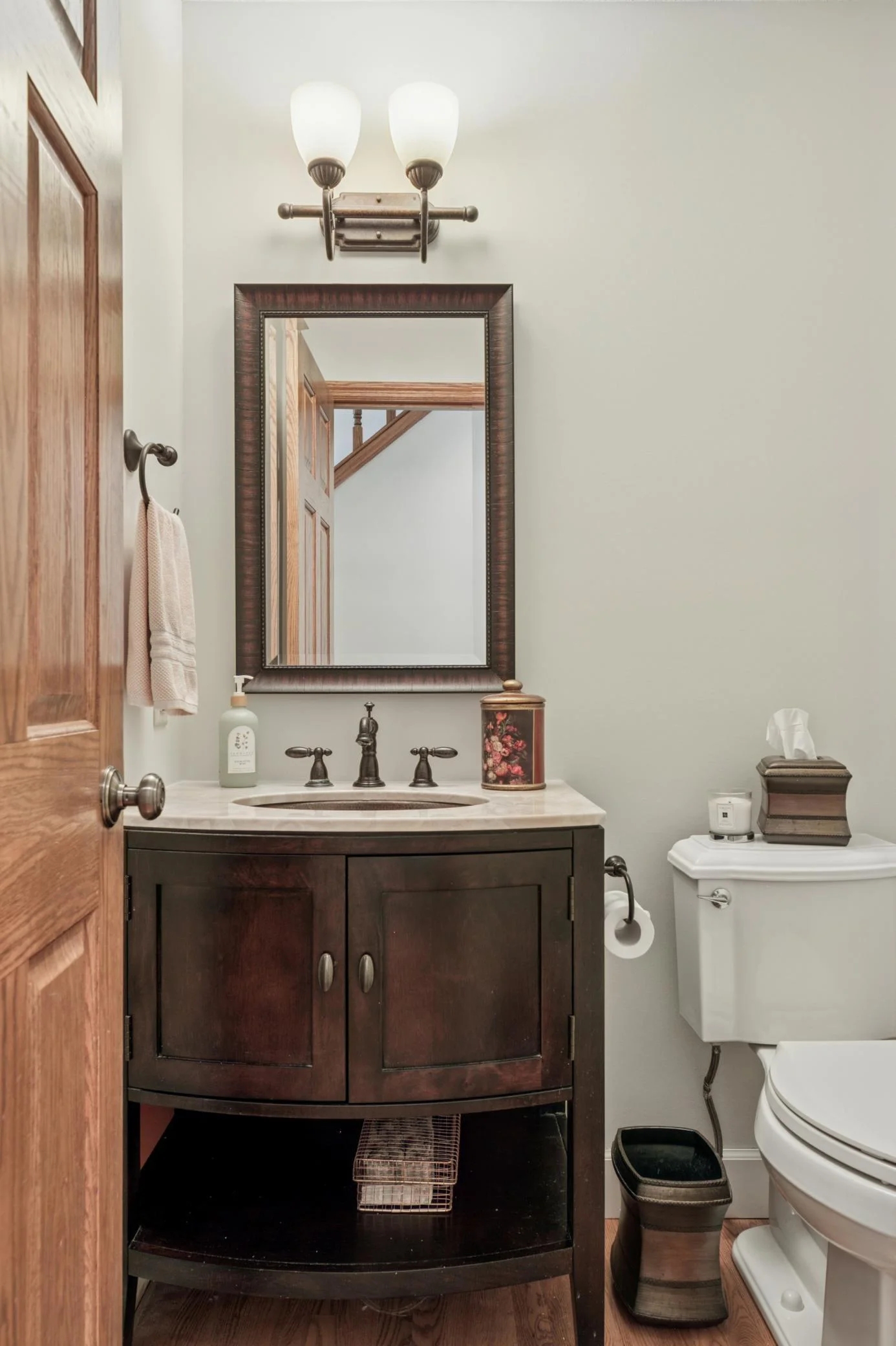 Main floor half bath