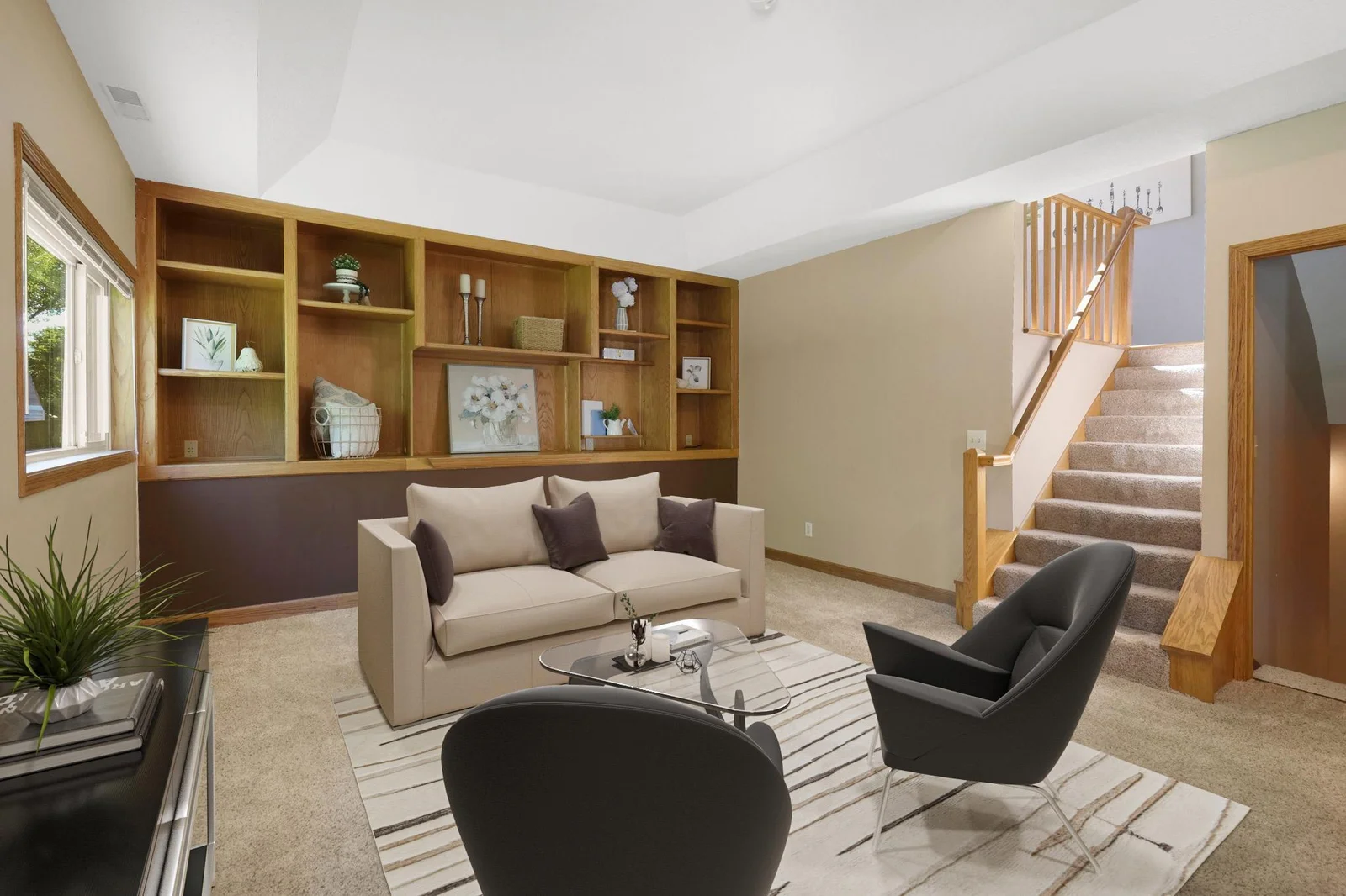 Tons of space to relax or play games.