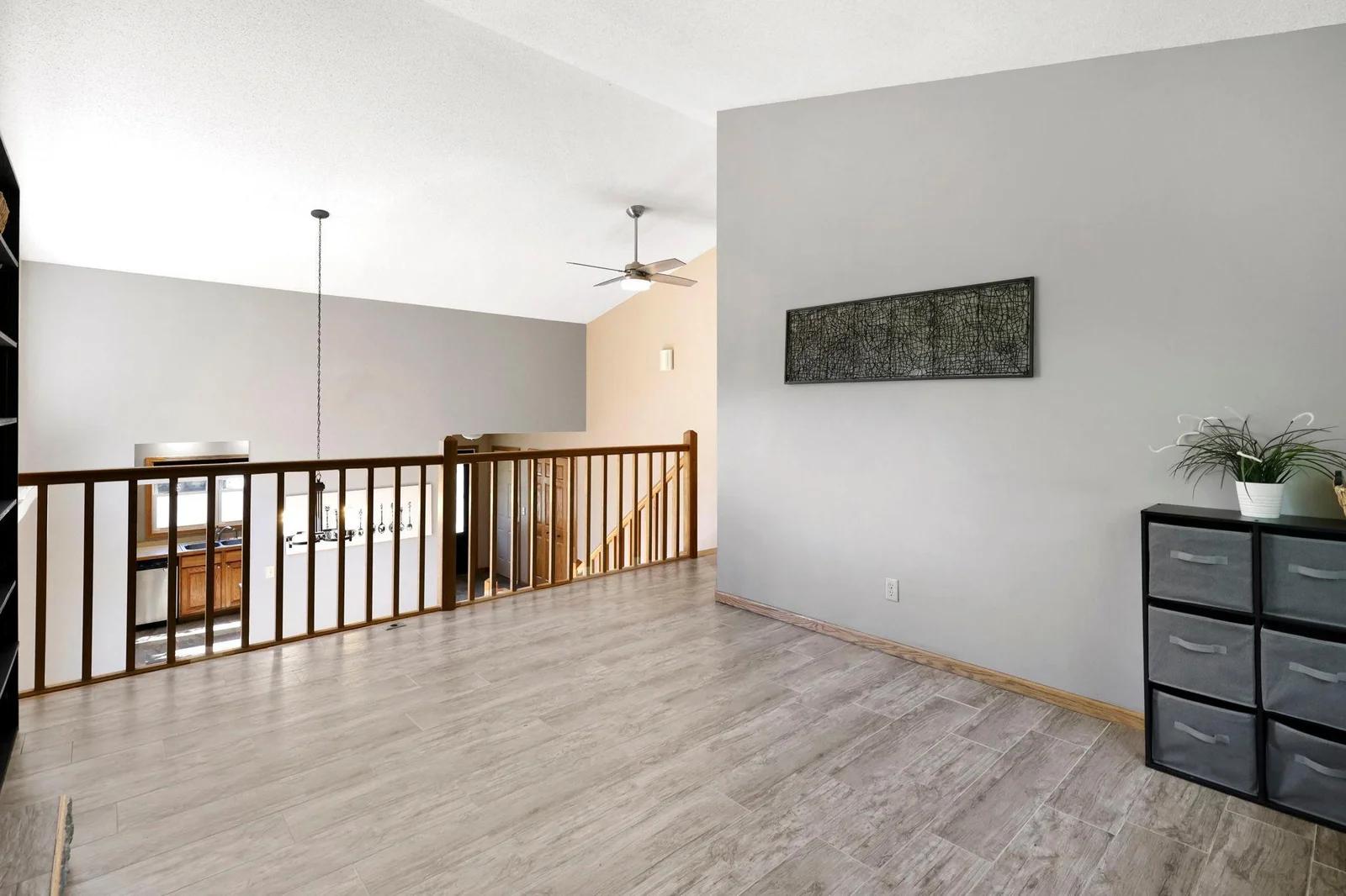 Vaulted ceiling