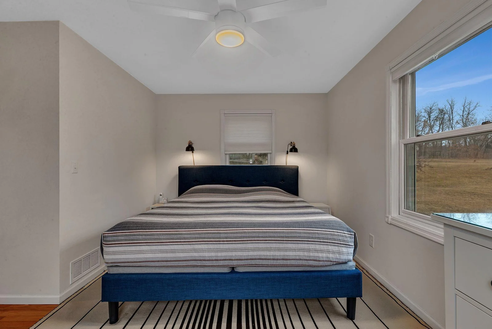Main First Floor Bedroom with lake view