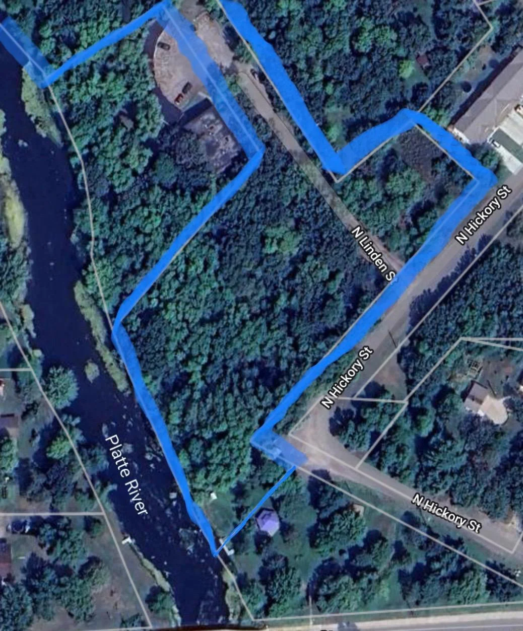 "Zone 1" - Shaded boundary as outlined by MLS maps, by Royalton Memorial Park & "Zone 2" - TownHouse zone