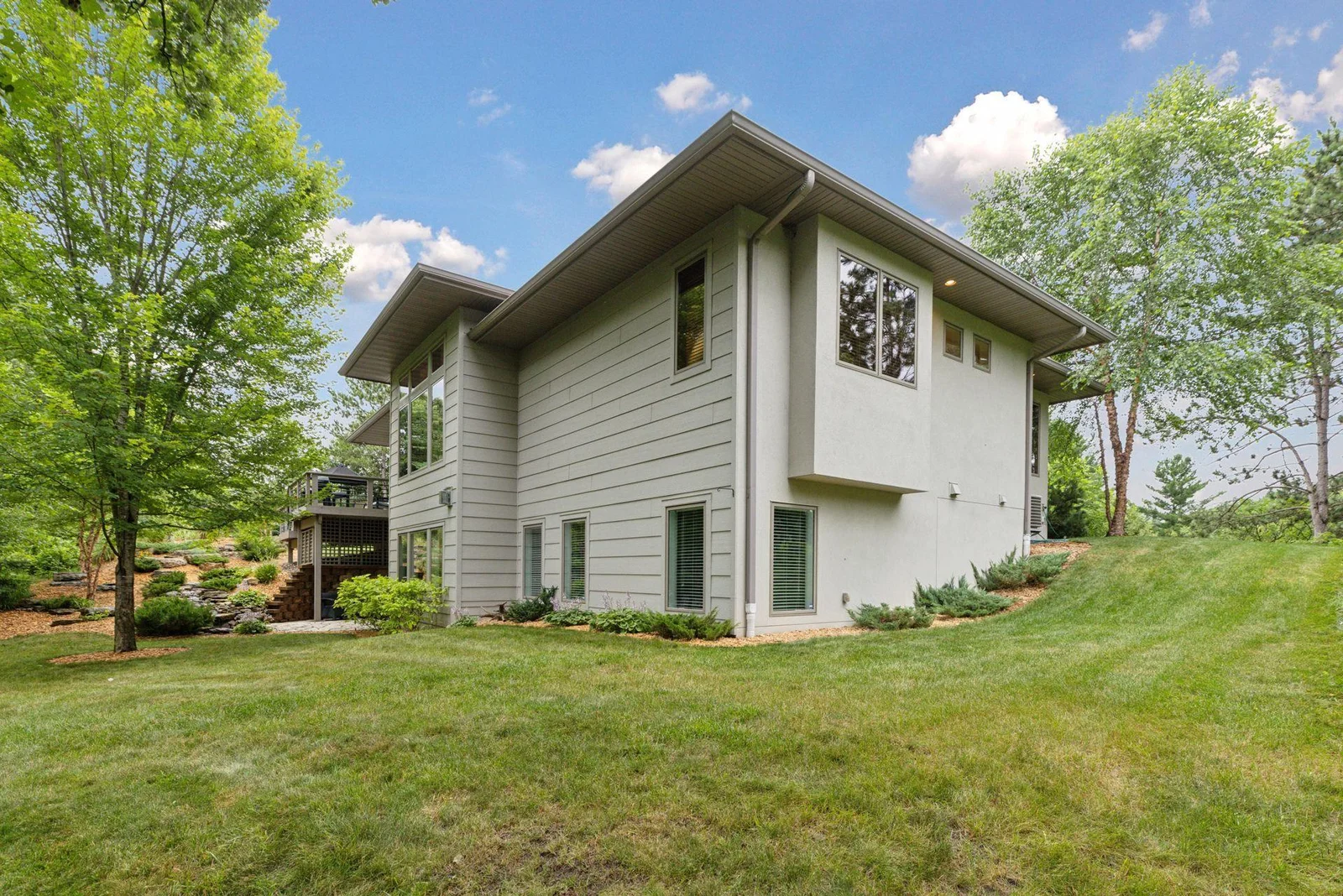 Just the right amount of usable green space for play, pets, or peaceful relaxation.