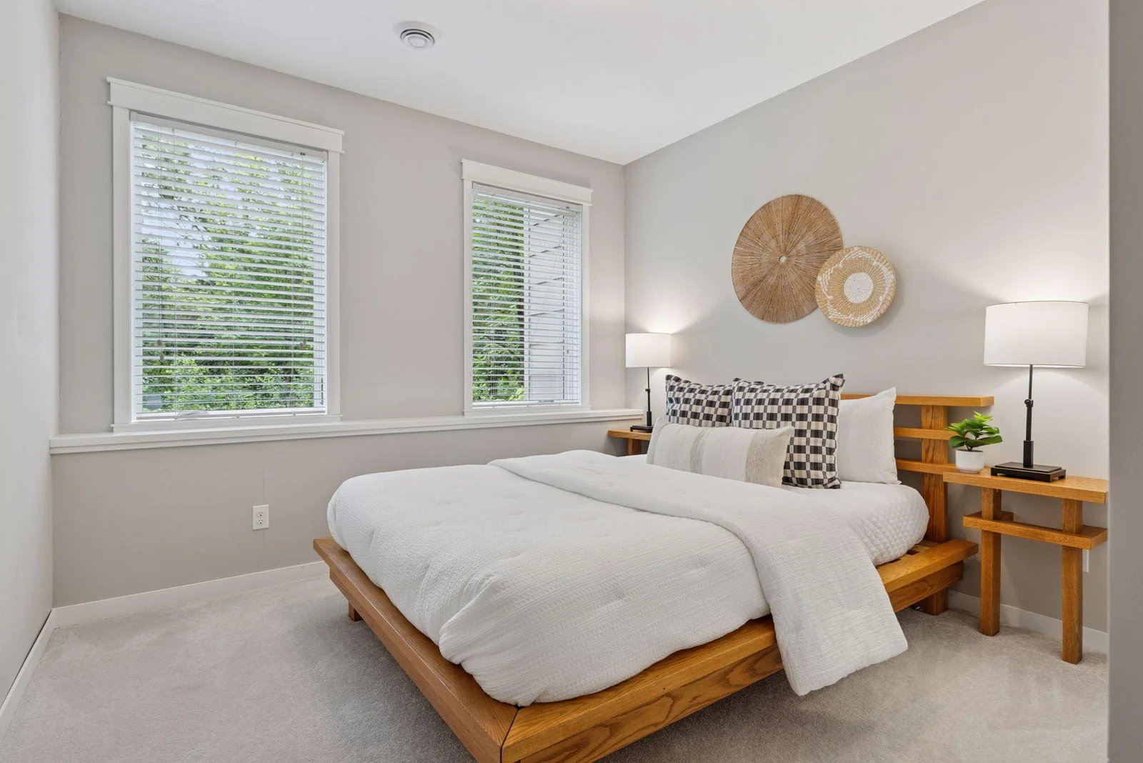 Lower level bedroom #3—comfortable, quiet, and full of natural light.