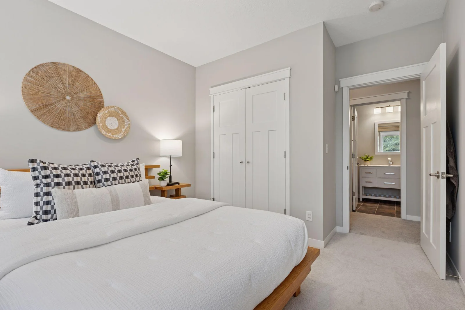 Another view of bedroom #3, great for guests or a home office.