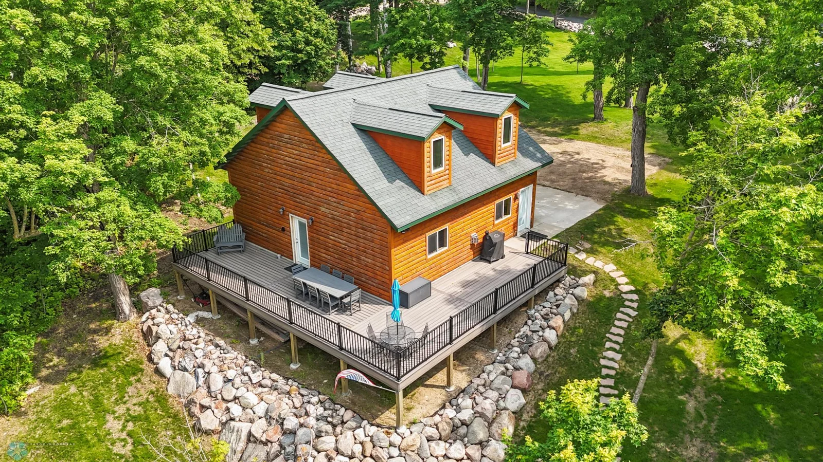 Areal view of Cabin