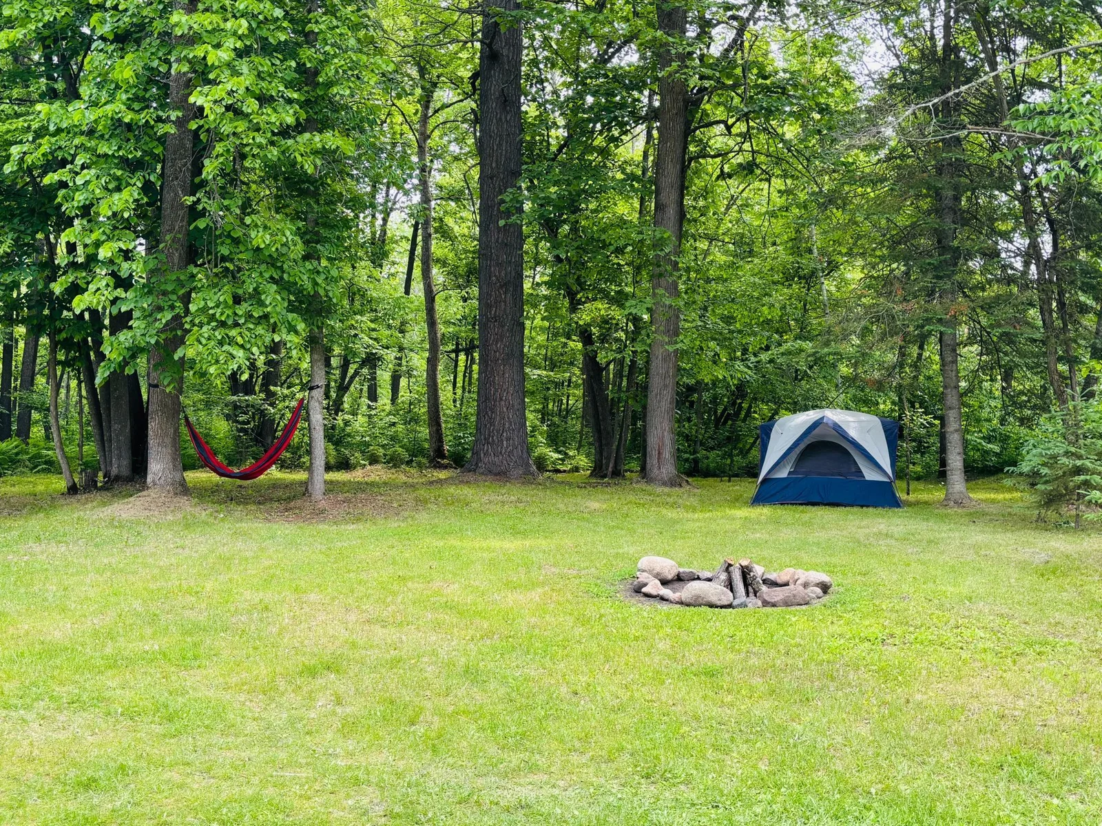 Enjoy a peaceful place to set up your tent