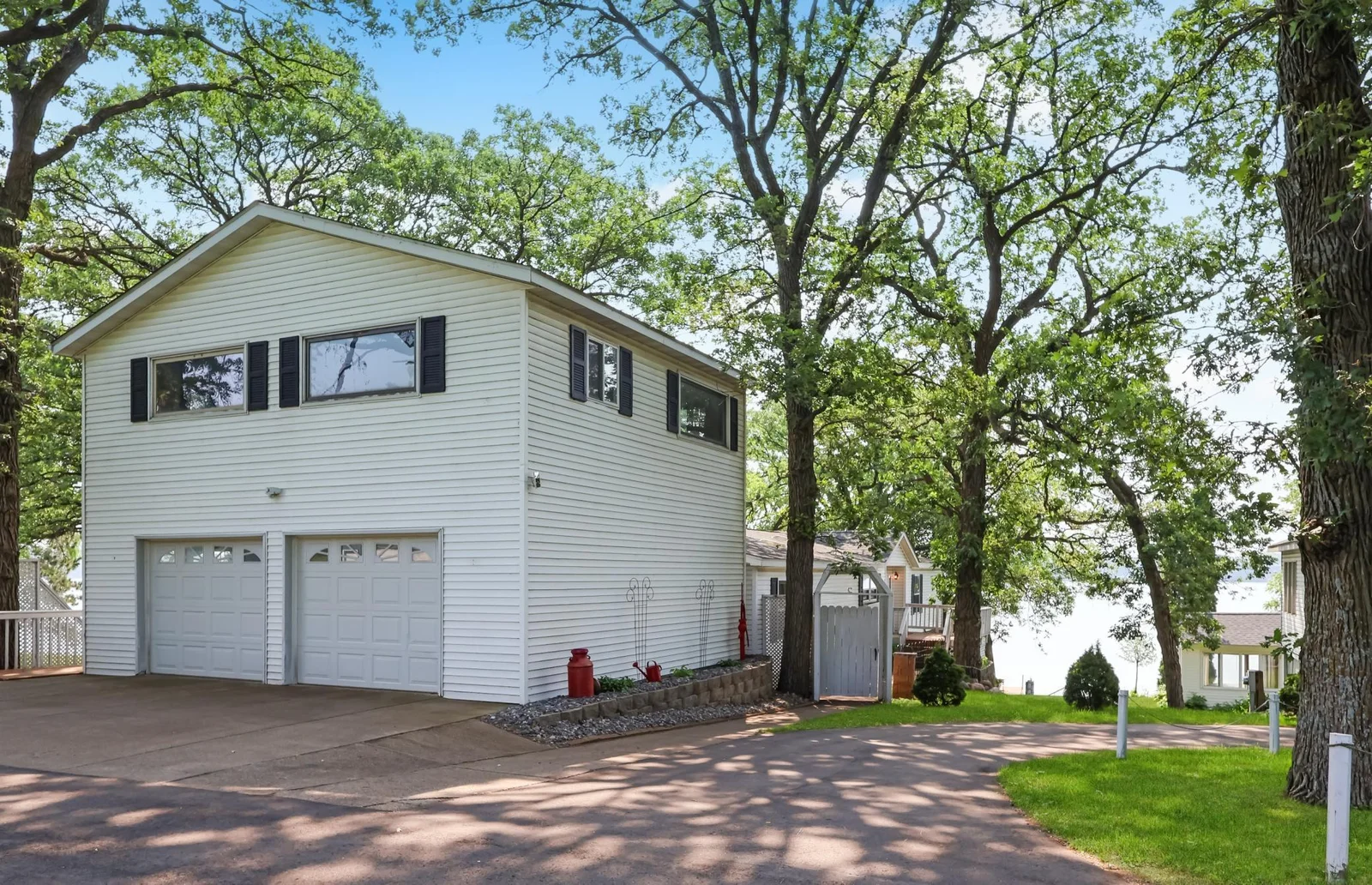 Oversized 2 stall garage with a finished bonus room above..jpg
