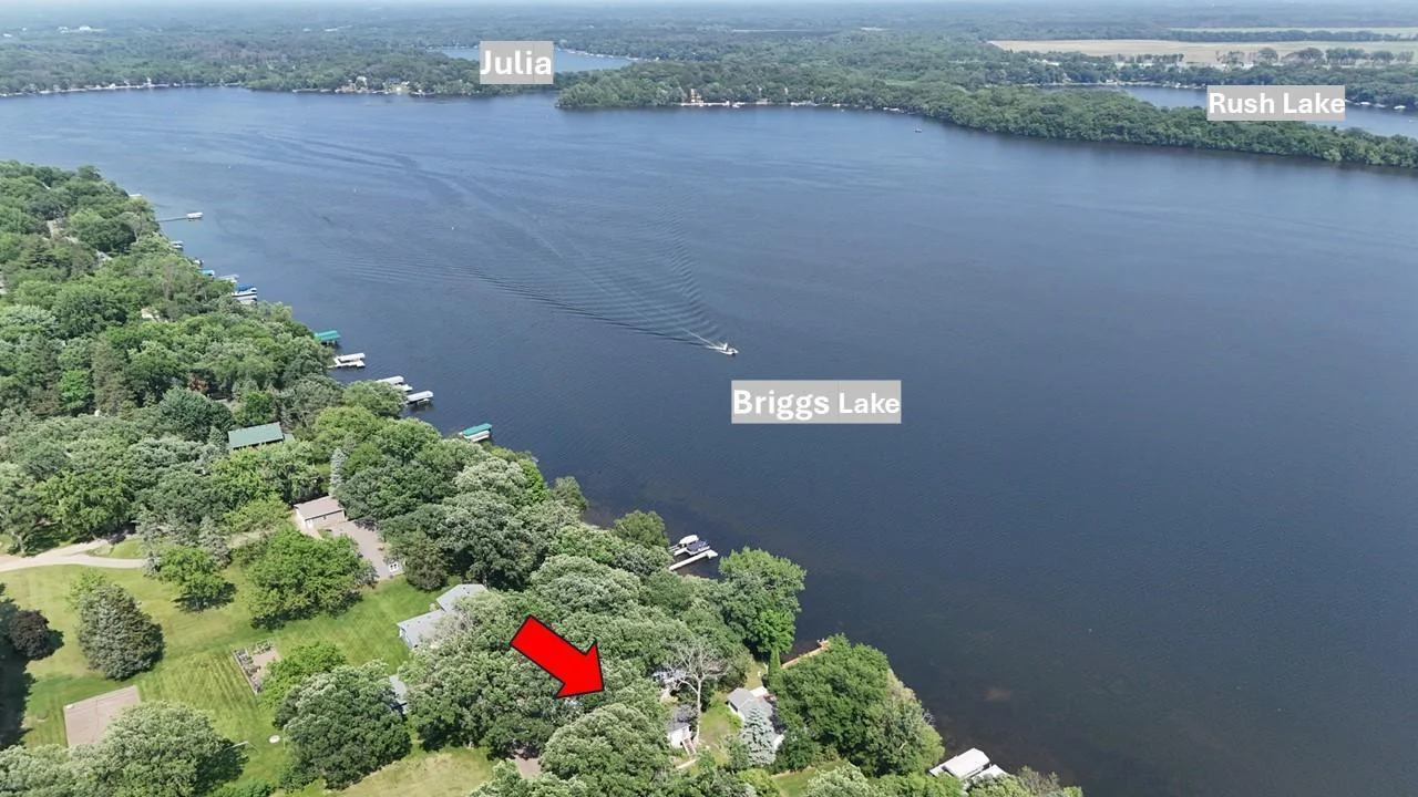 Located on Briggs Lake with direct access to Julia and Rush Lakes.jpg