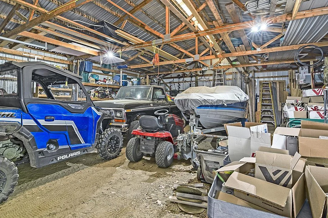 Inside Shed