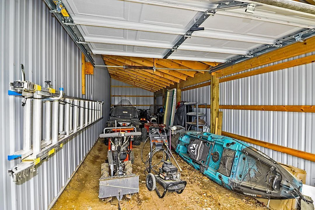 Inside Shed