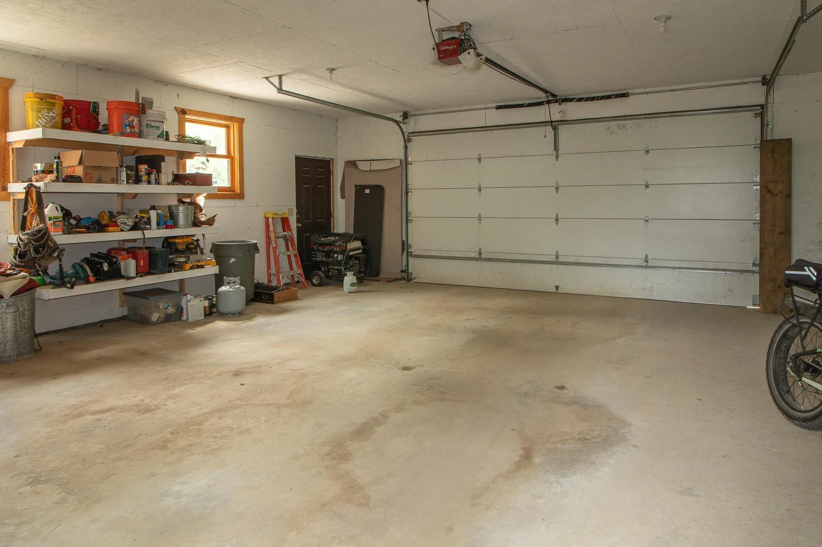 Attached garage another view