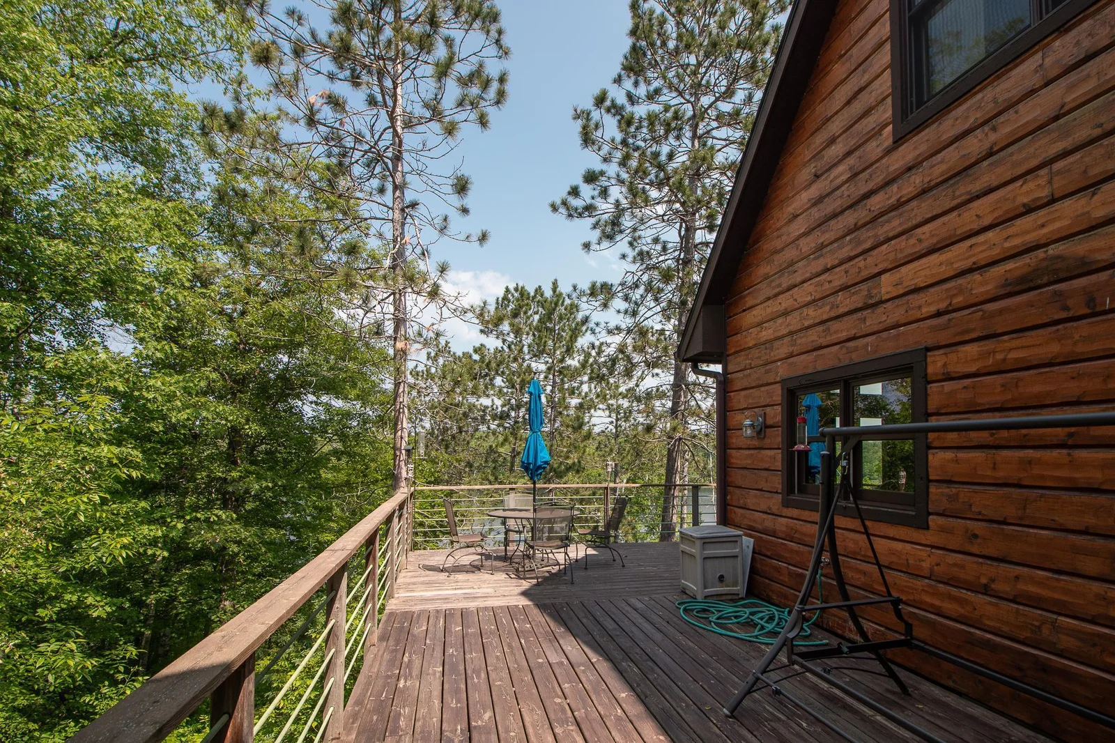 Wrap around deck