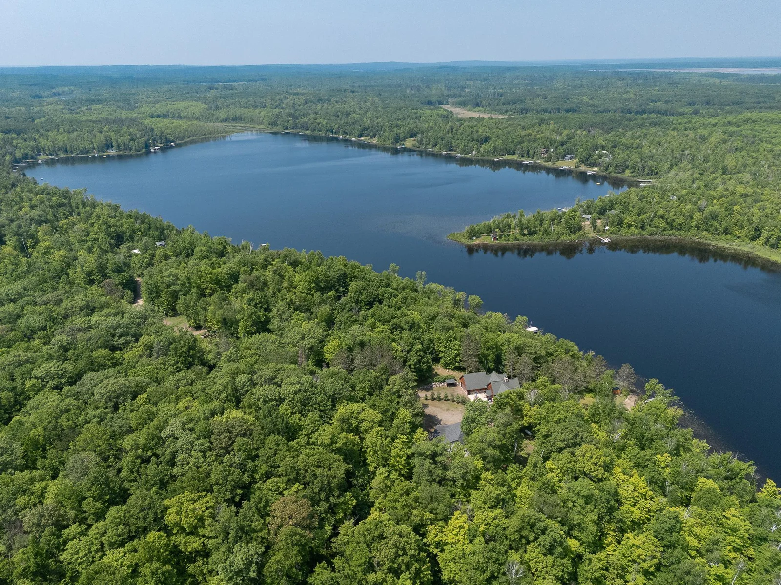 Aerial - looking left from property