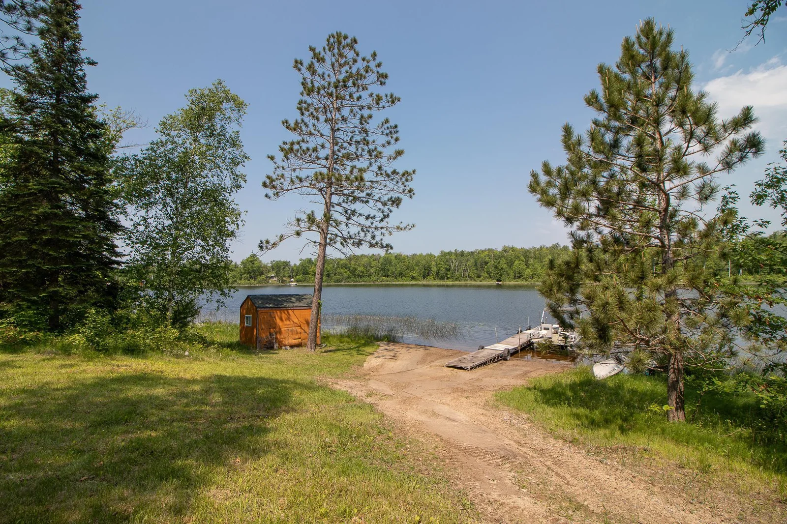 Lakeside shed