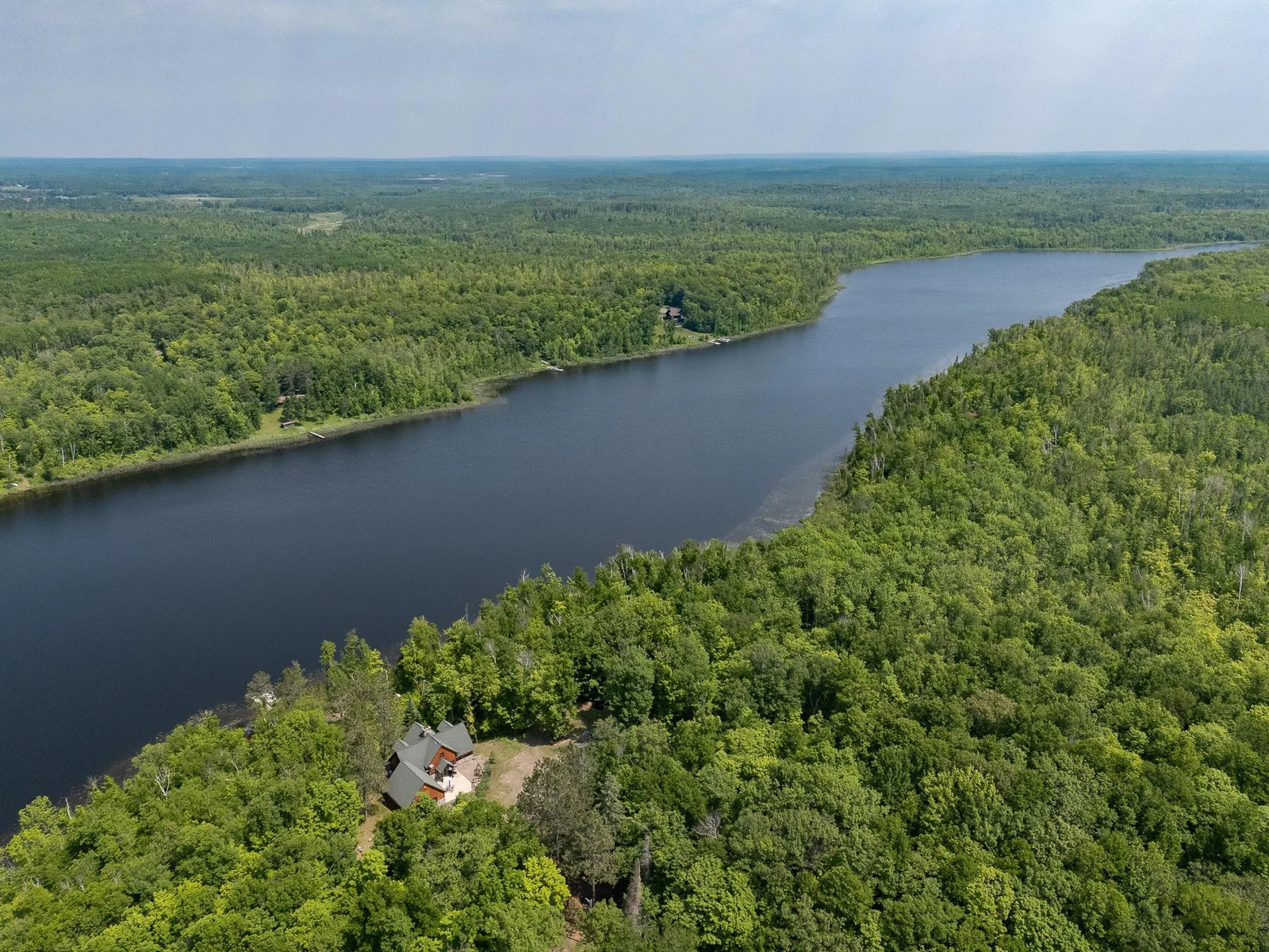 Aerial - looking right from property
