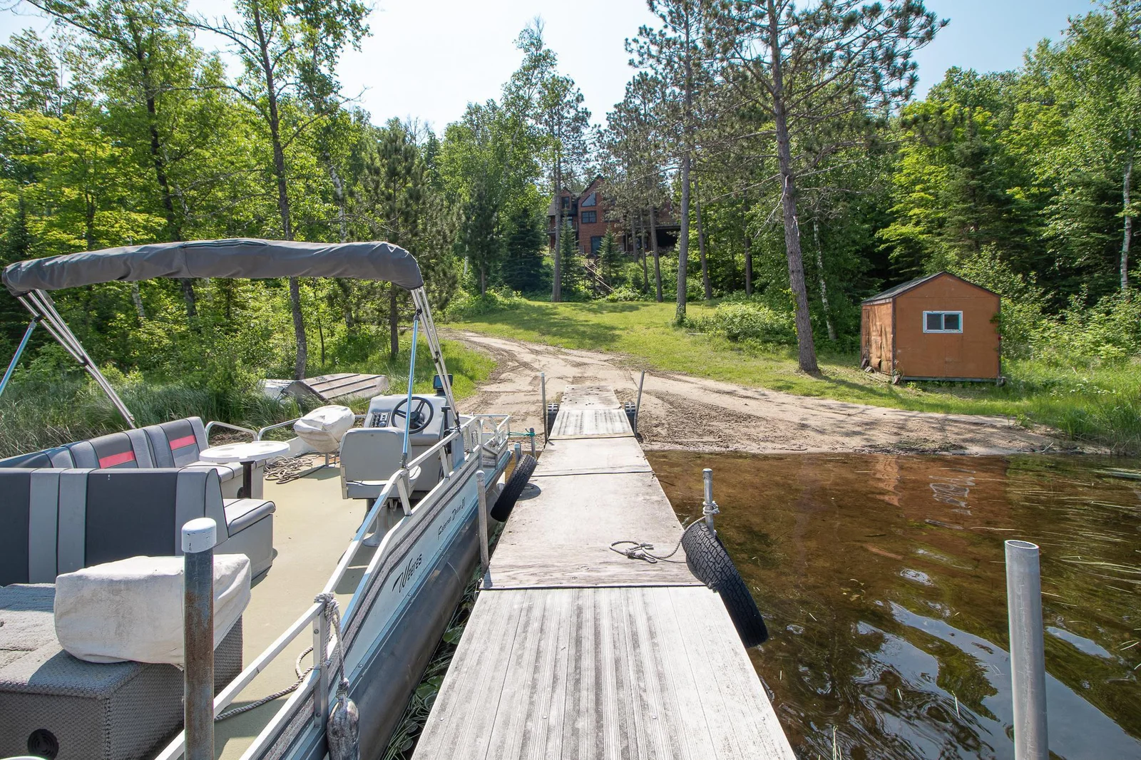 Drive down to the lake on your ATV!