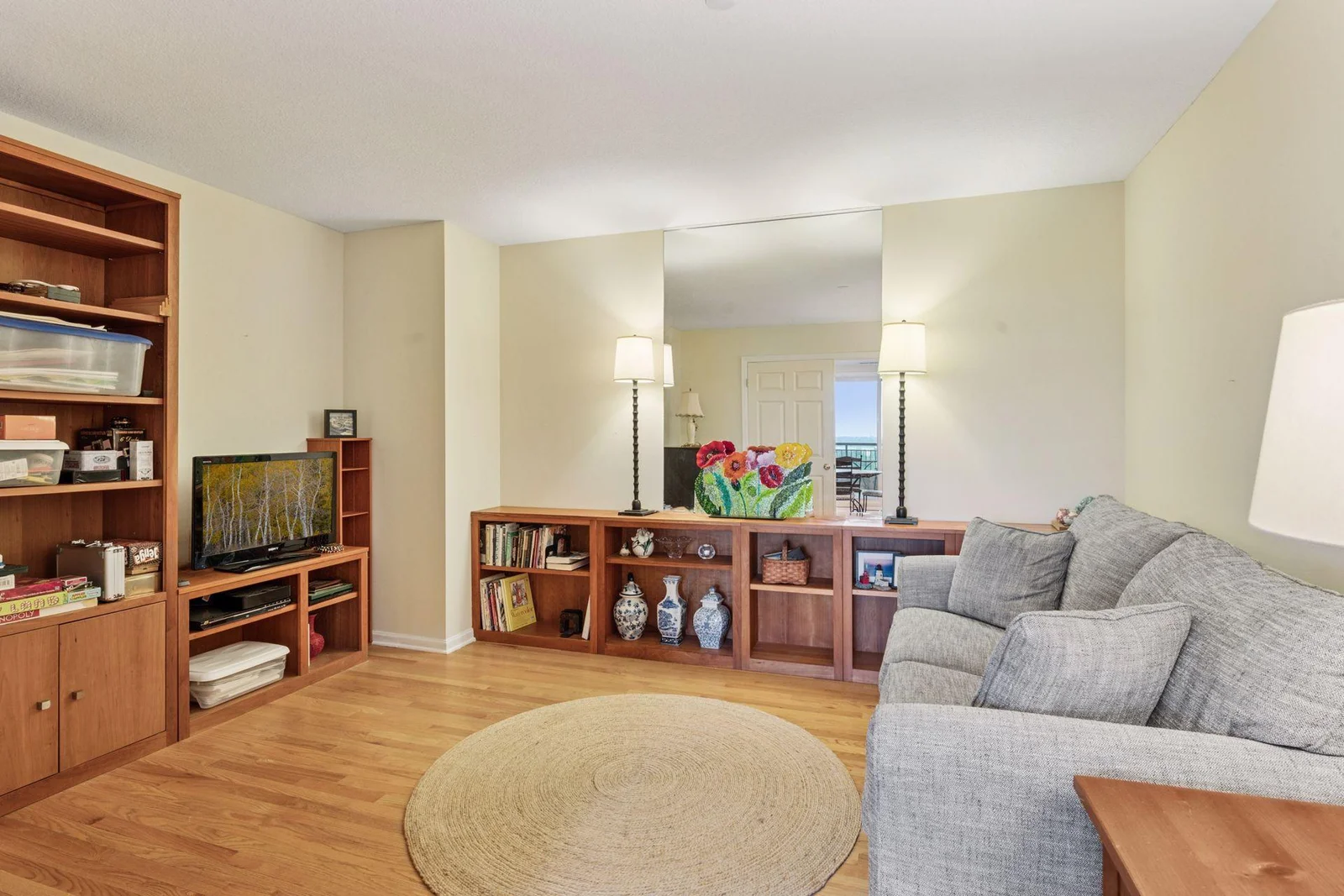 Generous den could serve as a third bedroom