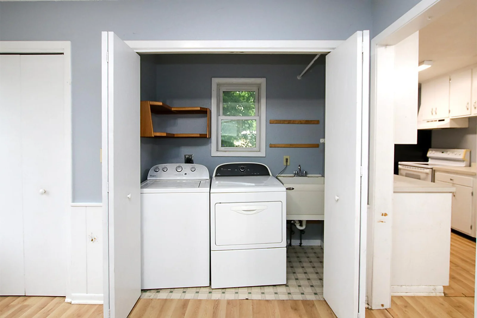 Laundry is perfectly tucked away on the main floor!
