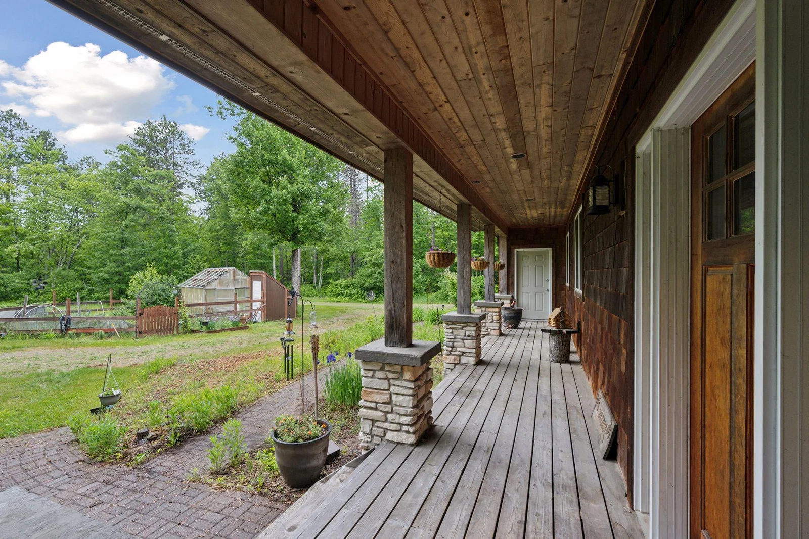 Front porch - a great welcome to your guests