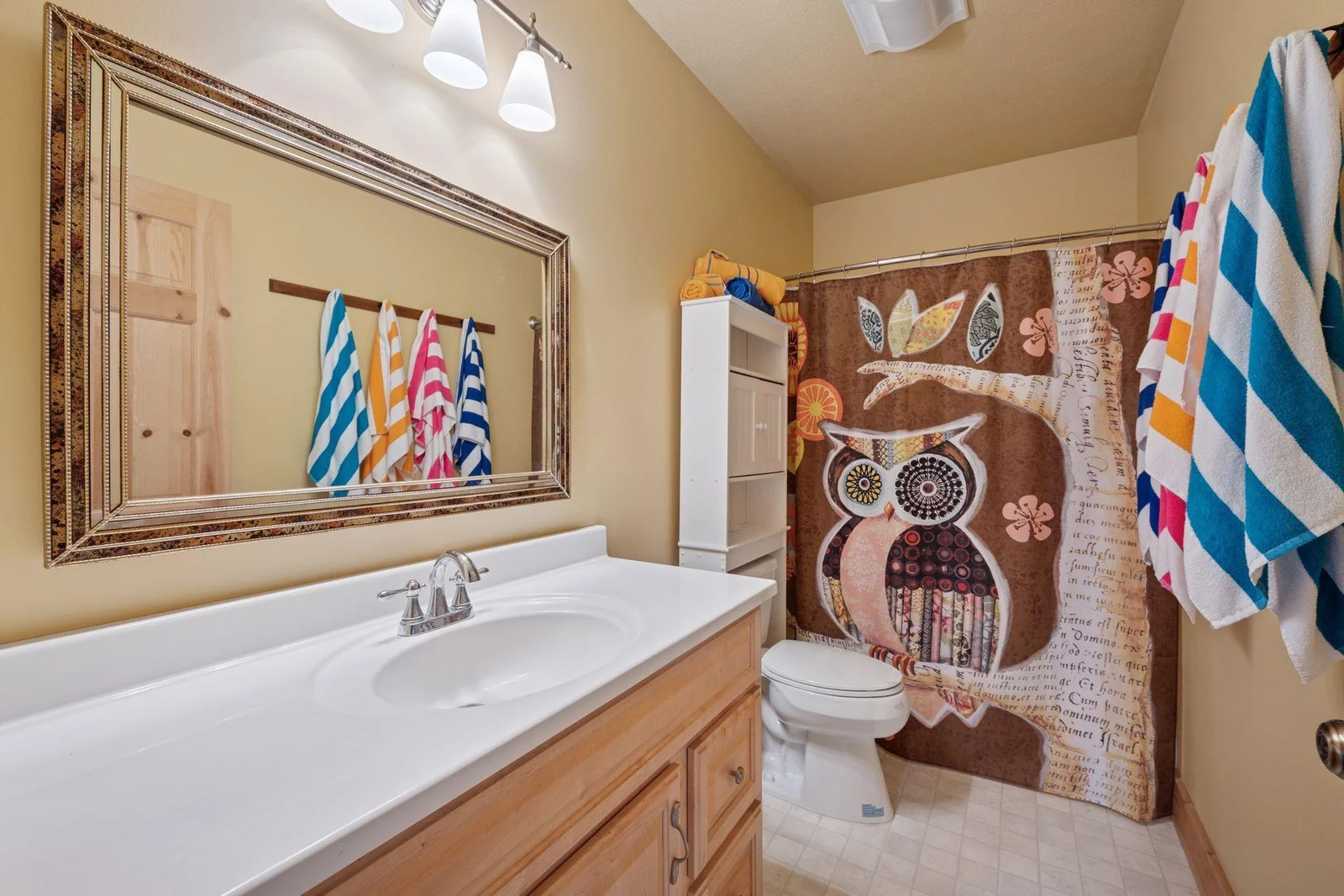 Lower level full bathroom