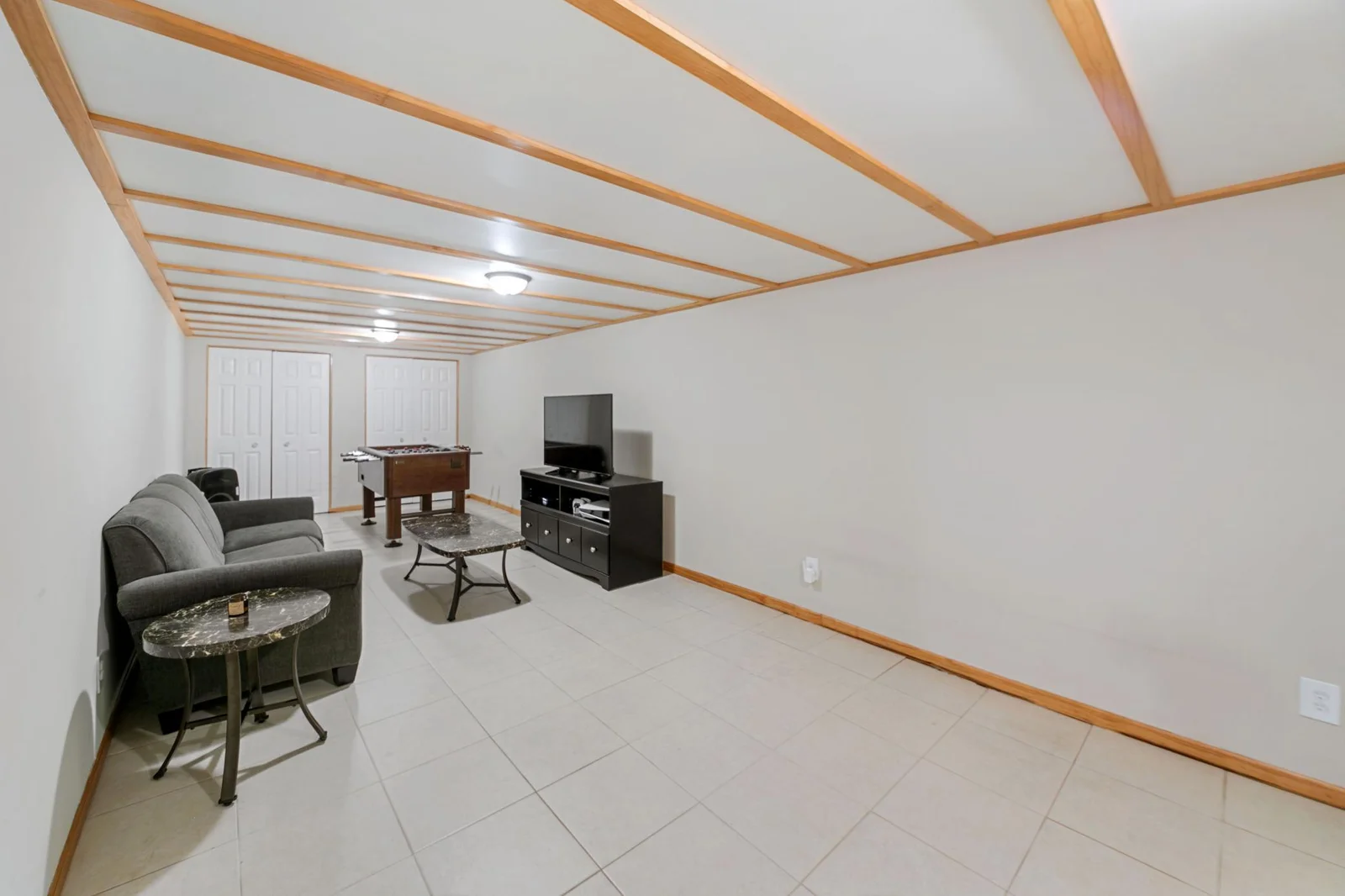 Large open lower level