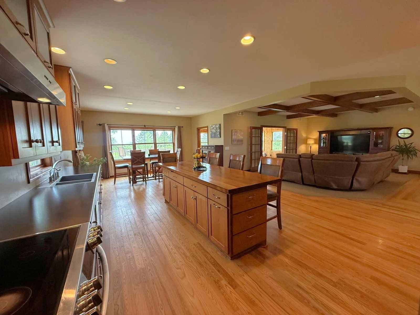 Walnut Center Island Counter