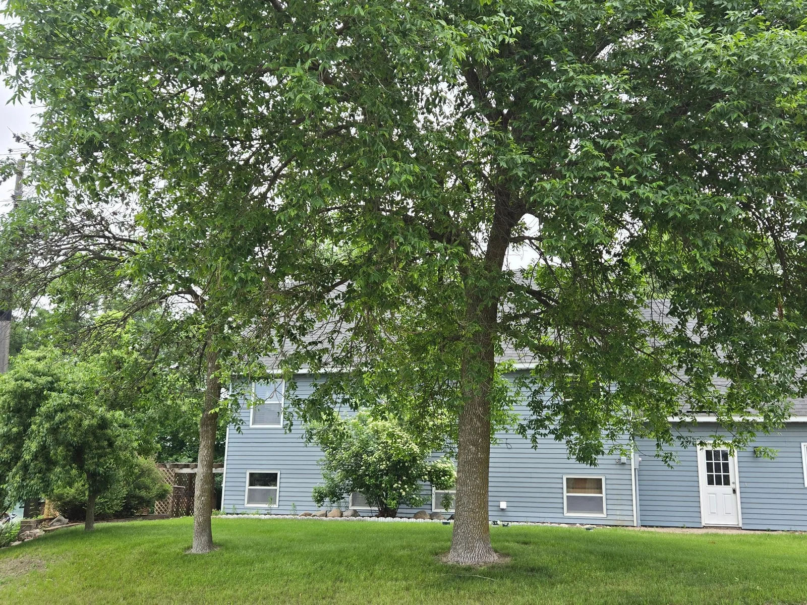 Just over a half acre