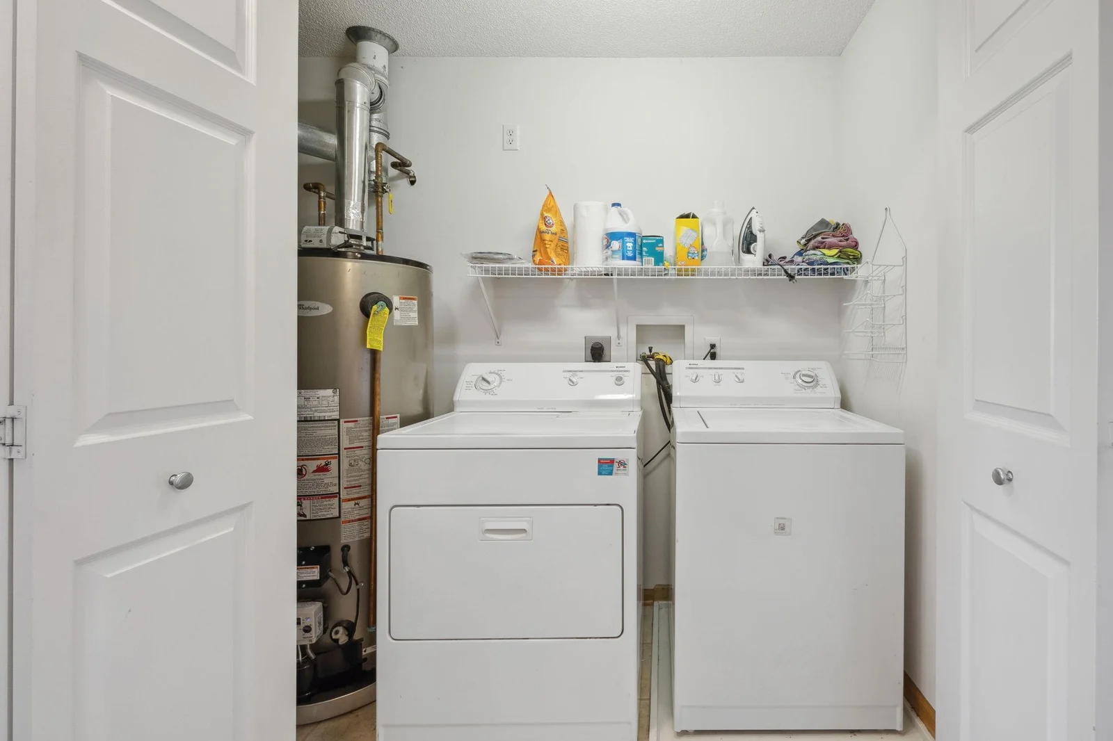Second floor laundry and utility. Win!