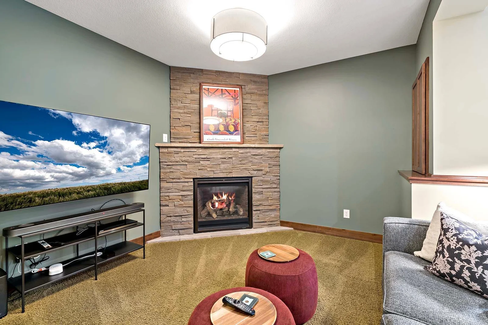 Comfortable Family Room