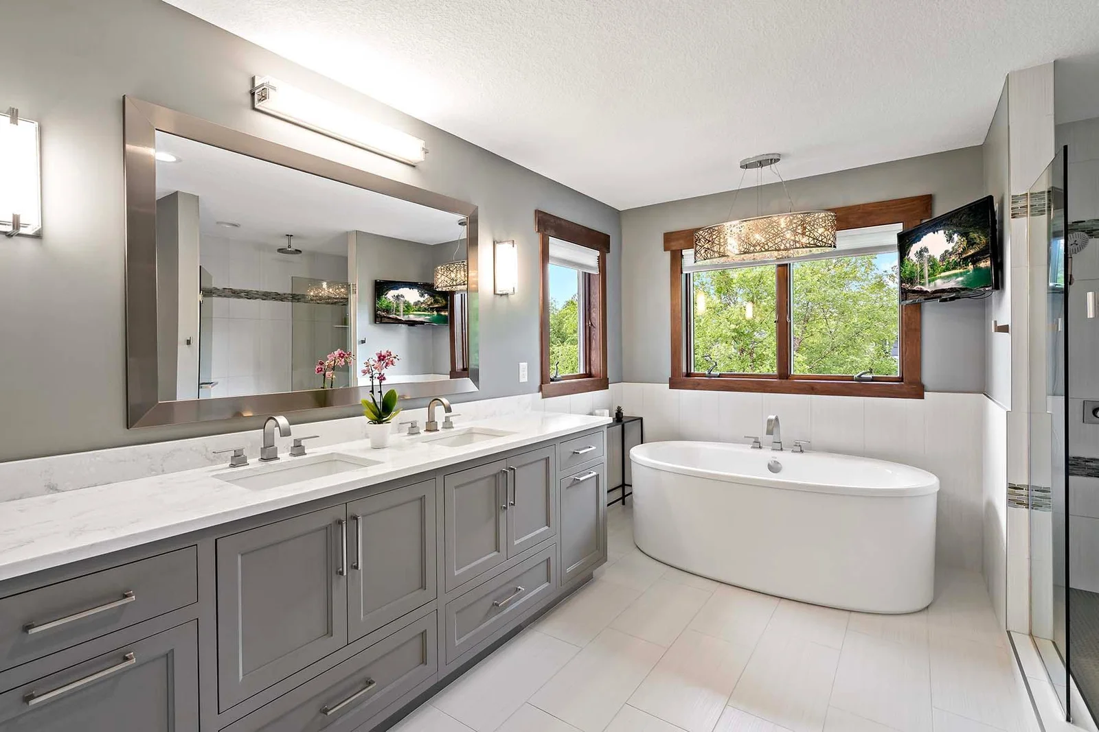 Remodeled Bathroom in 2017, Soft Close Cabinets