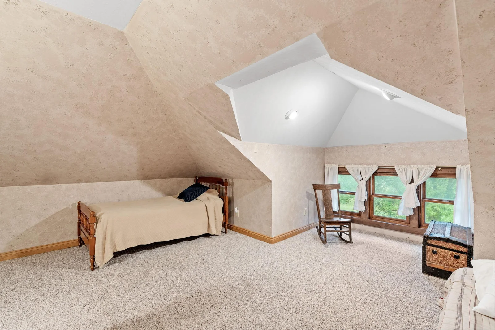 Finished attic space-hidden gem!