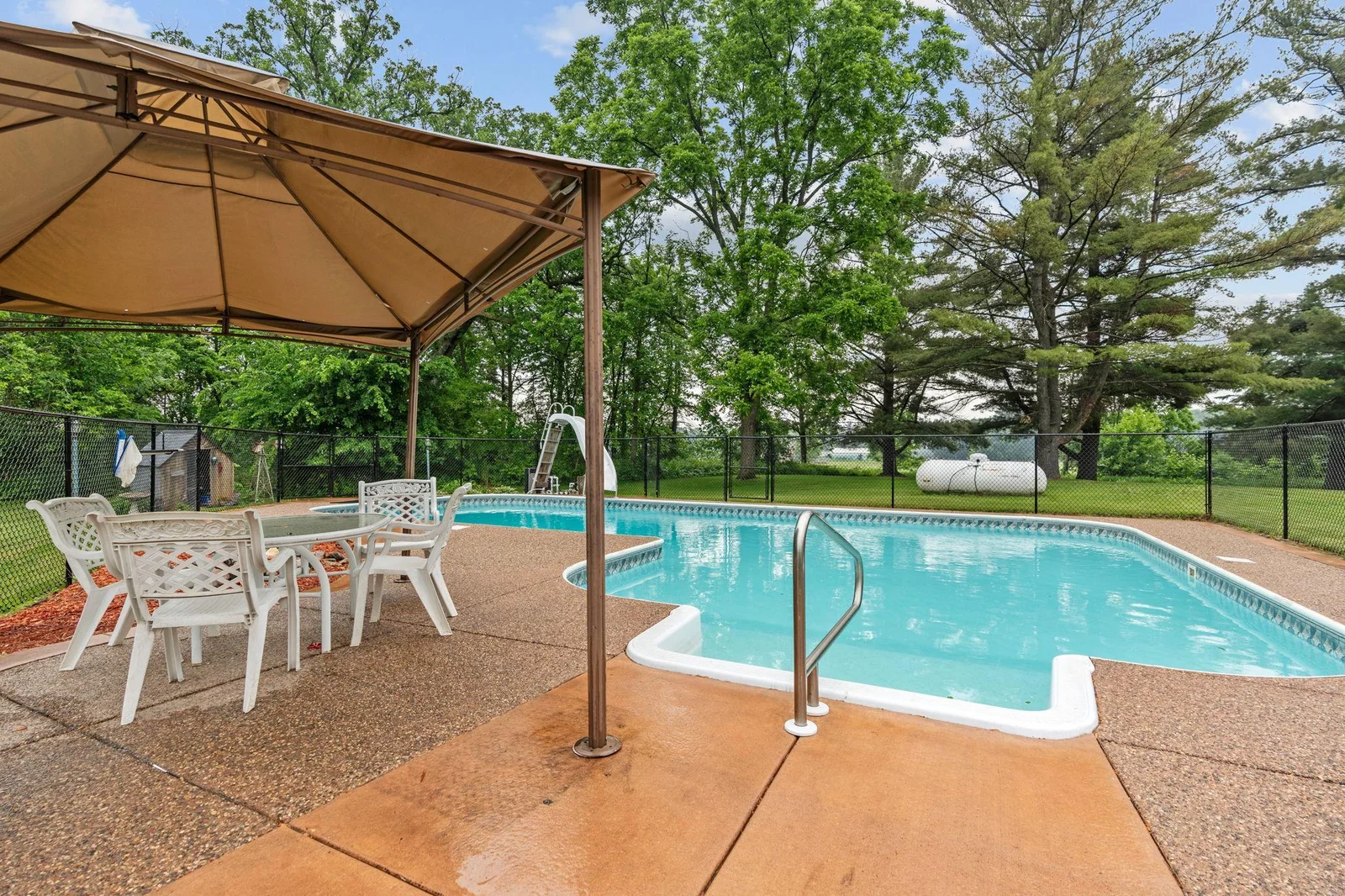 Relax poolside on a warm summer day!