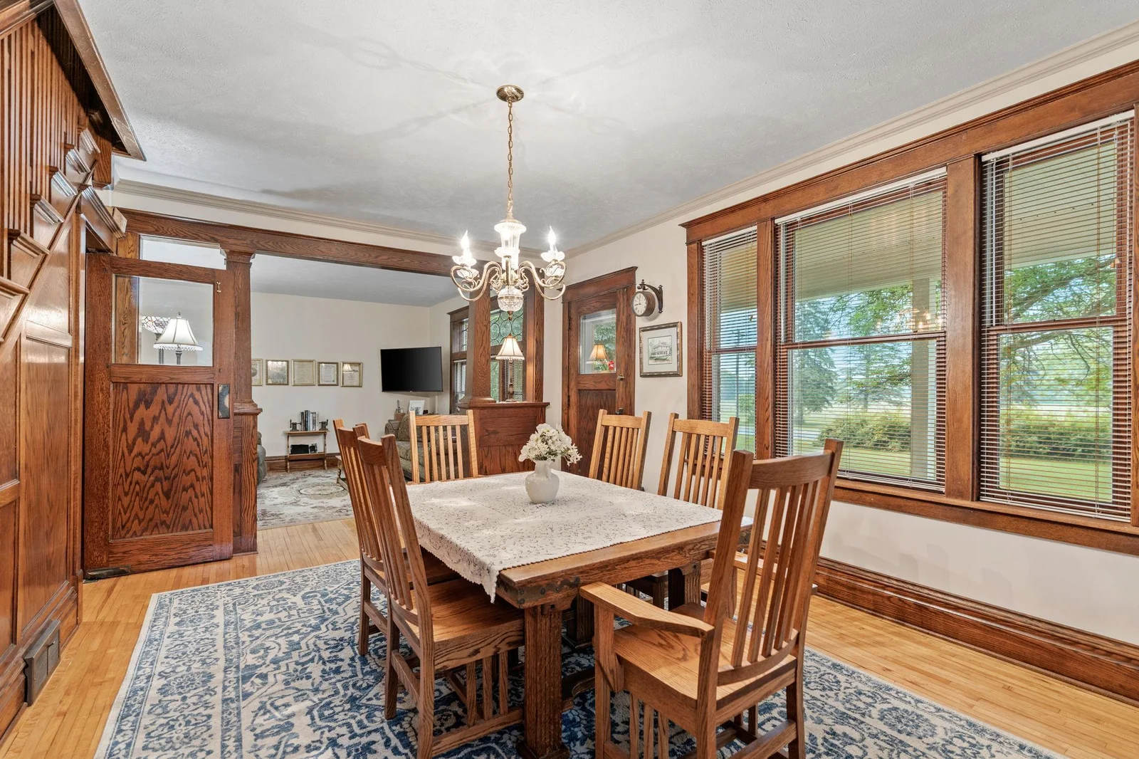 Dining room looking toward Living room.