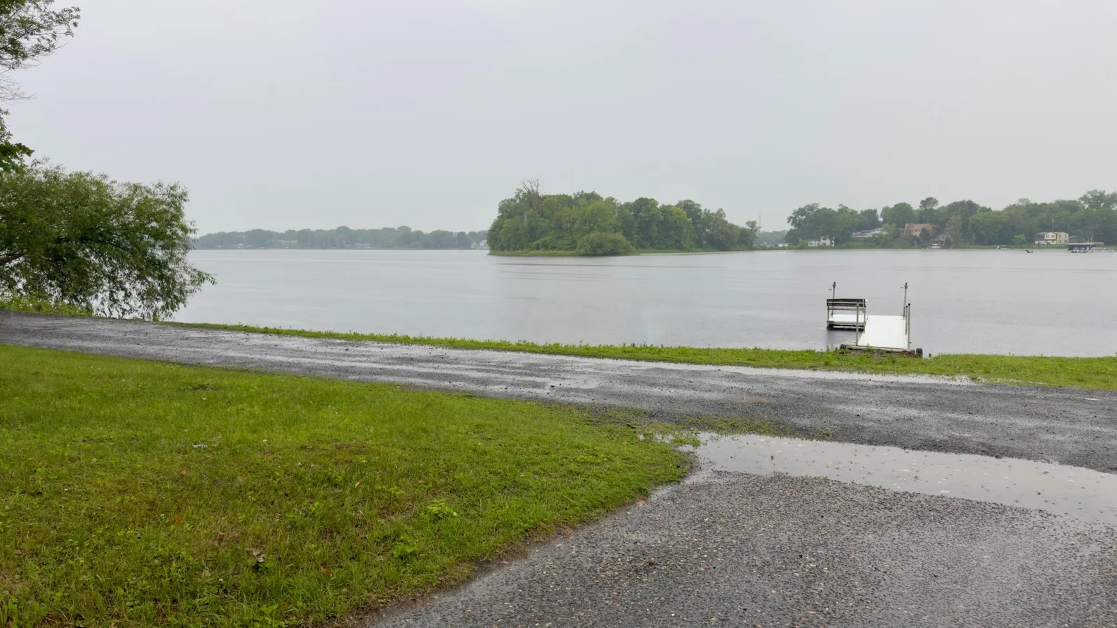 Gravel road in front only serves 3 homes