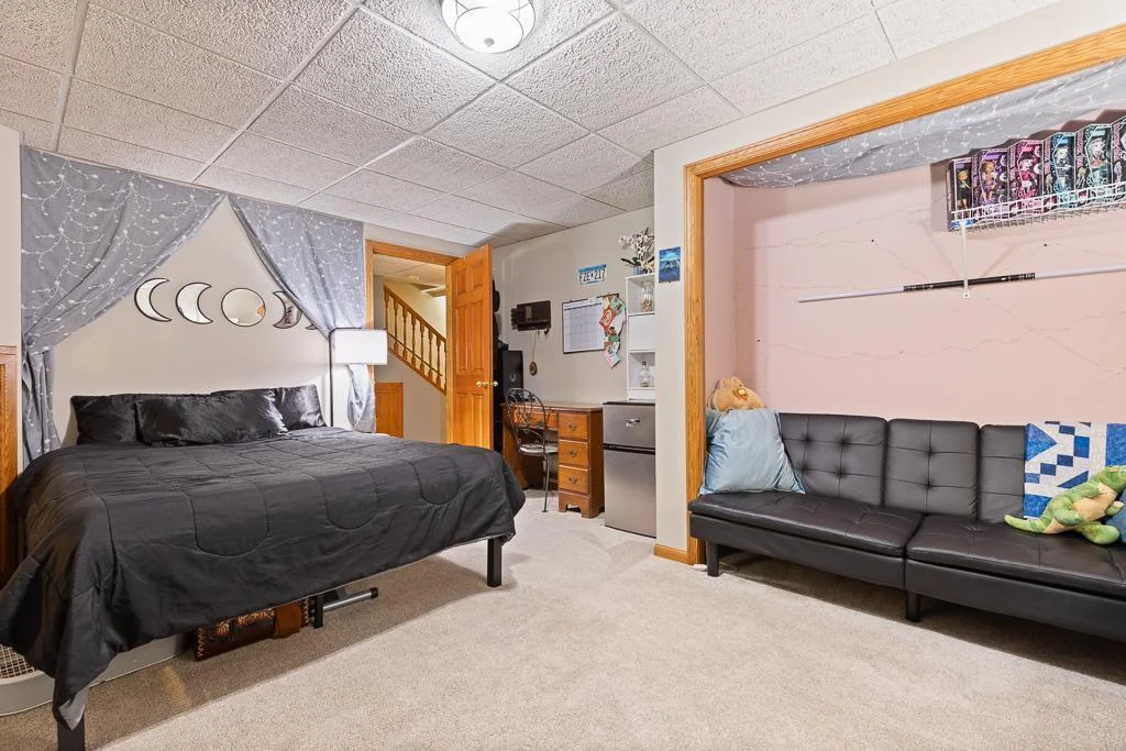 Lower level bonus room.