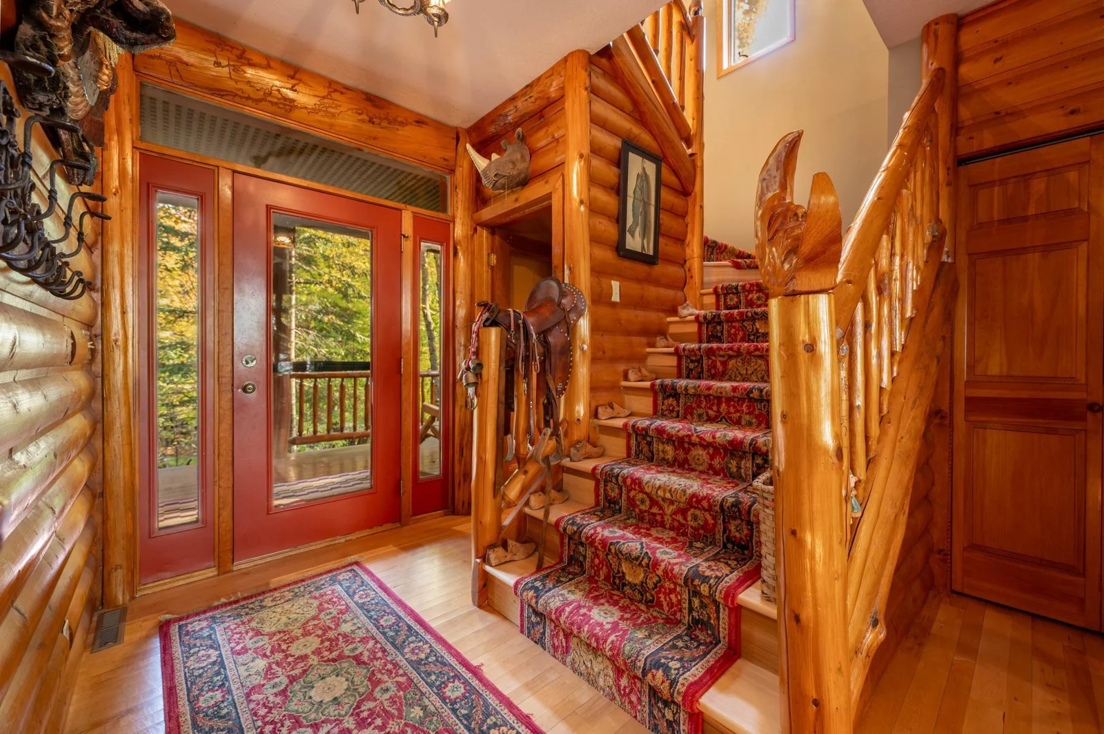 Off to Sleep Up Those Stairs