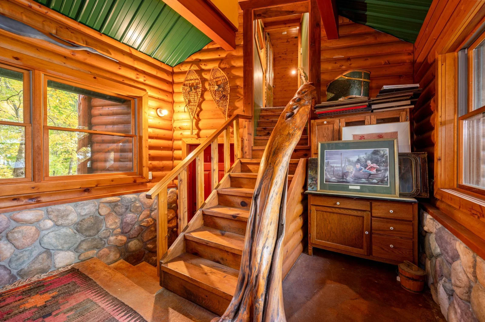 Stairs to Room Above Garage
