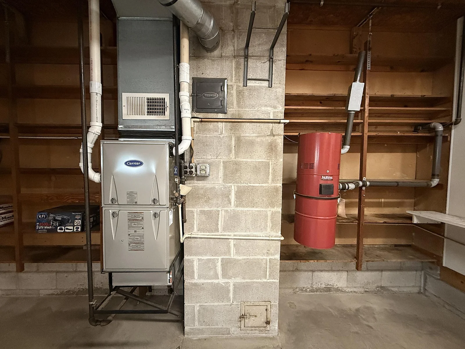 Natural Gas Furnace Central Vac