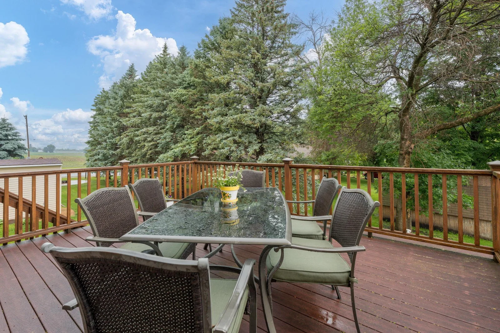 Another view of the deck.