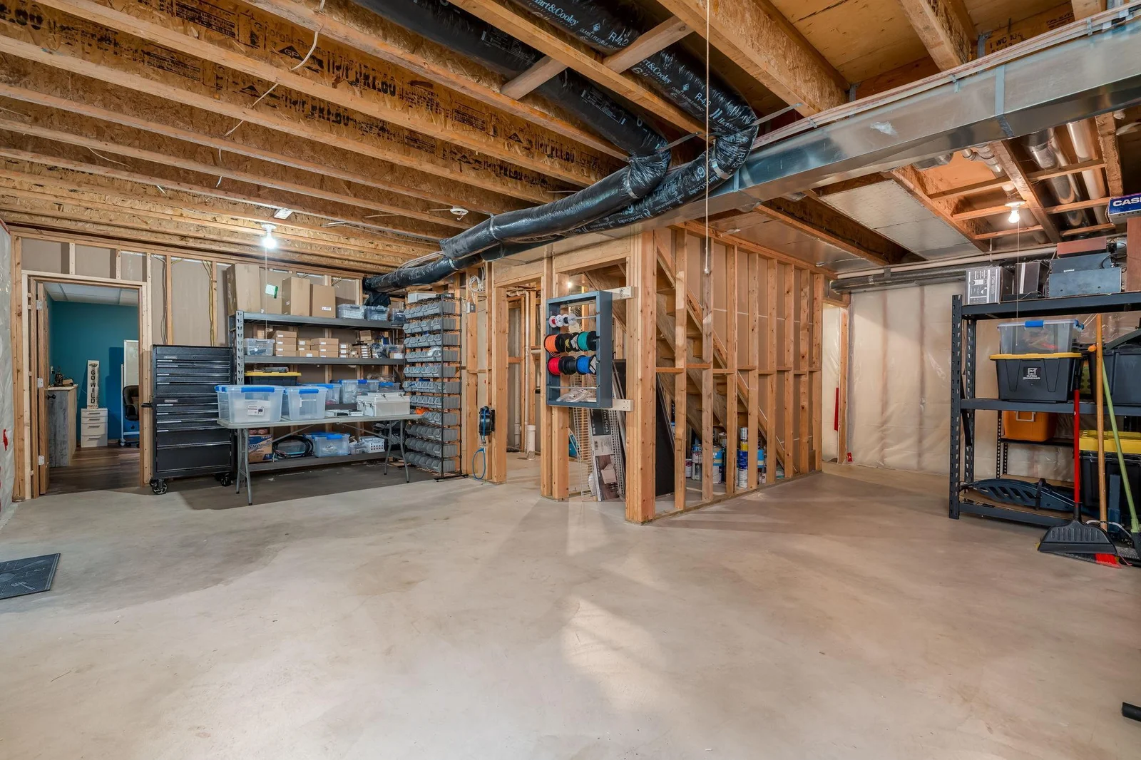 Bring your ideas to finish off the basement;  1 bedroom is already finished and the rough-in bathroom is already framed up.