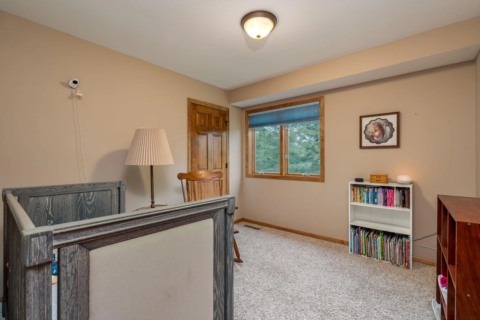 One of the 4 bedrooms upstairs.